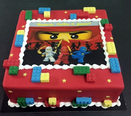 geleidelijk Mainstream Dominant Lego Ninjago taart - Het Taartgeheim